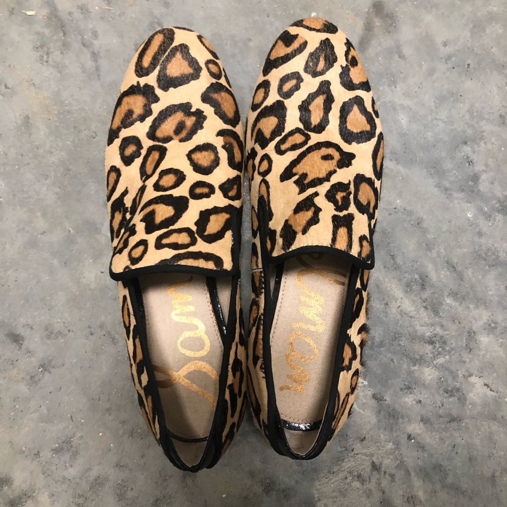 Sam Edelman leopard Kalinda loafers